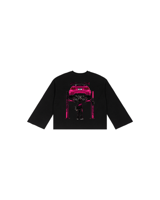 F80 Waffle Knit Long Sleeve Shirt