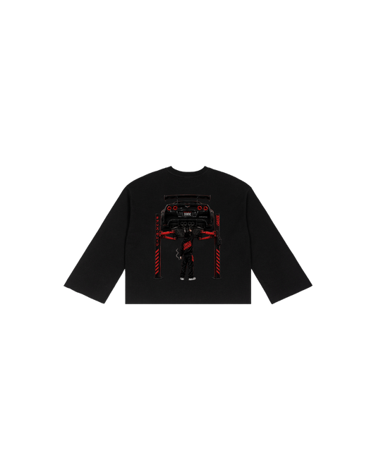 C6 Waffle Knit Long Sleeve Shirt