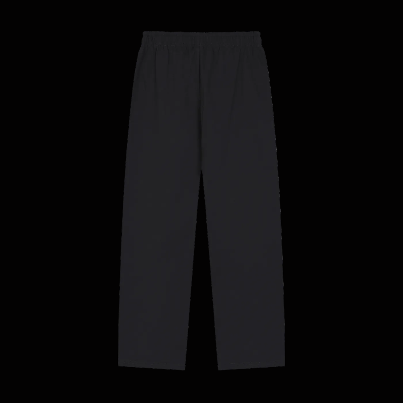 Solid Color Straight-Leg Sweatpants