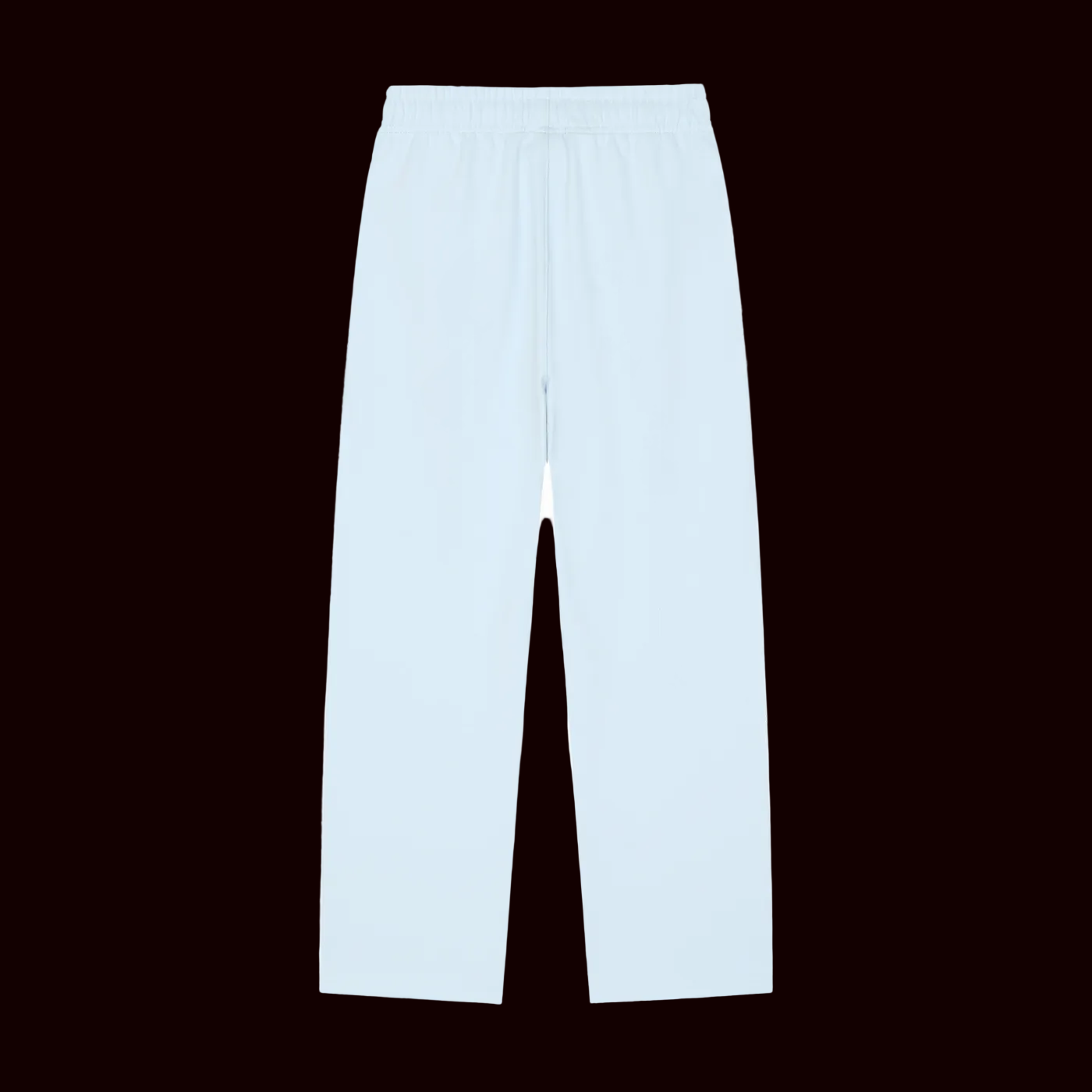 Solid Color Straight-Leg Sweatpants