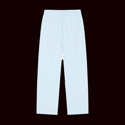 Solid Color Straight-Leg Sweatpants